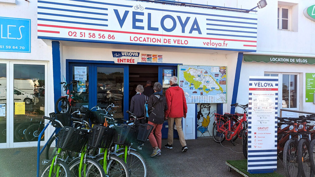 Boutique Veloya — location de vélos à l'Île d'Yeu